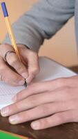 Write On Notebook Sheet video