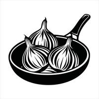 Sliced Red Onion vector
