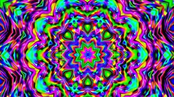 Vibrant Kaleidoscope Patterns Footage in Colorful Abstract Style video