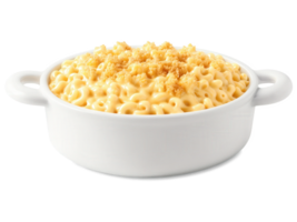 Macaroni and Cheese A steaming hot dish of creamy macaroni and cheese on a transparent background, with elbow noodles enveloped png