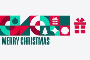 Merry Christmas and Happy New Year. Holiday concept. Template for background, banner, card, poster with text vector