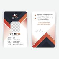 Creative and Customizable Identity Card vector