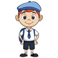 school boy white background white backgroundwhite backgroundwhite background vector