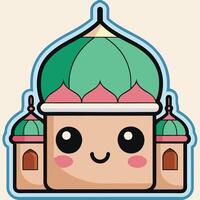 a cartoon character with a green dome on top vector
