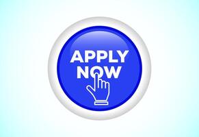 Apply now web button. Suitable for mobile app vector