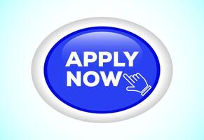 Apply now web button. Suitable for mobile app, and website vector