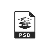 Pixel editor file format icon in halftone style. Black and white monochrome illustration. vector