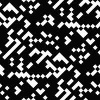 Seamless black and white geometric pattern background design vector