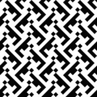 Diagonal black and white pattern background design - repeating abstract repetitive graphic vector