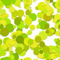 A green and yellow background with circles vector