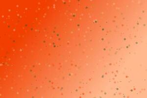 An orange background with gold dots vector