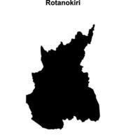 Rotanokiri outline map vector