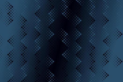 A blue background with a pattern of dots vector