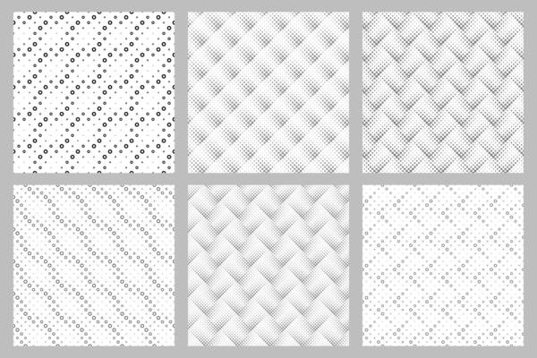 A set of white and black patterns