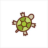 A turtle icon on a white background vector