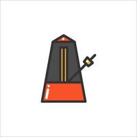 A musical instrument icon on a white background vector