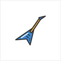 Guitar icon illustration vector
