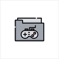 Game controller icon on white background vector