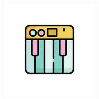 Piano icon, piano keyboard, piano keyboard icon, piano keyboard icon, piano keyboard icon, vector