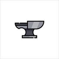 Anvil icon illustration vector