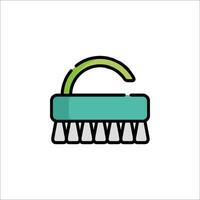 A brush icon on a white background vector