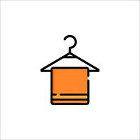 Clothes hanger icon illustration vector