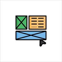A mail icon with a green arrow pointing to it vector