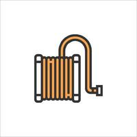 A hose with a hose attached to it vector