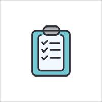 Checklist icon illustration vector