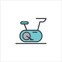 A bicycle icon on a white background vector