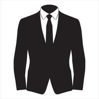 Timeless Tuxedo Suit Design Concept vector