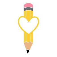 School Days with Colorful Pencils vector