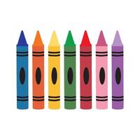 Bold and Colorful Pencil Graphics Set for Education vector