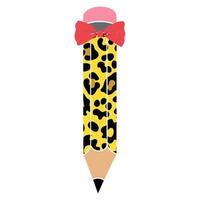 Bright Pencils in School Design vector