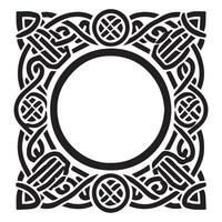 Echoing Shadows Gothic Mirror Silhouette Illustration vector