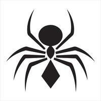 Intricate Spiderweb Silhouette for Versatile Use vector