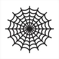 Versatile Spiderweb Silhouette for Various Projects vector