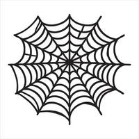 Creative Spiderweb Silhouette Design for Branding vector