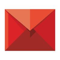 Minimalist Envelope Illustration on White Background vector