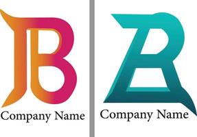 two different logos with B latter for Company, business or Landmark vector