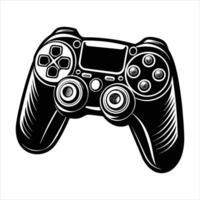 View of d game controller vector