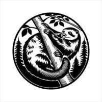 Sky scene with three sugar gliders vector