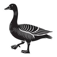 Goose Silhouette Illustration vector
