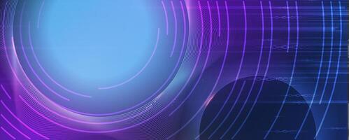 abstract background with a circle and lines vector