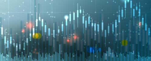 an abstract background with a stock chart vector