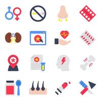 Set of Medication vector