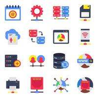Pack of Hosting vector
