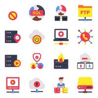 Pack of Global Networking vector