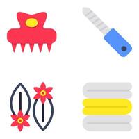 Set of Fashion Accessories and beauty vector
