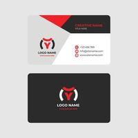 Clean and Creative Business Card Design vector